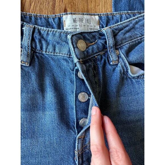 Free People Heritage Flare Medium Wash Mid Rise Jeans Size 27 - Picture 4 of 7